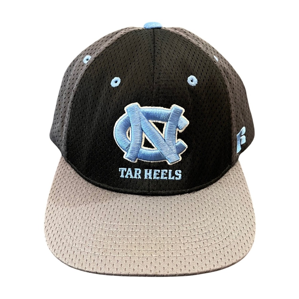 Russell Athletic Hat Mens OSFM Black UNC Tar Heels Mesh Snapback Cap